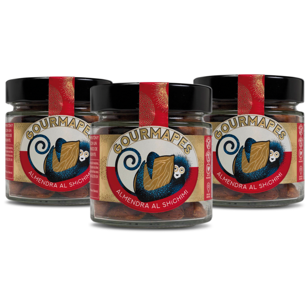 Gourmet Shichimi Almonds (Spicy)